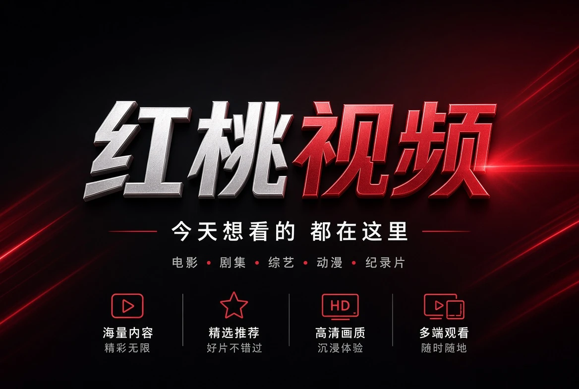 红桃视频内容推荐画面